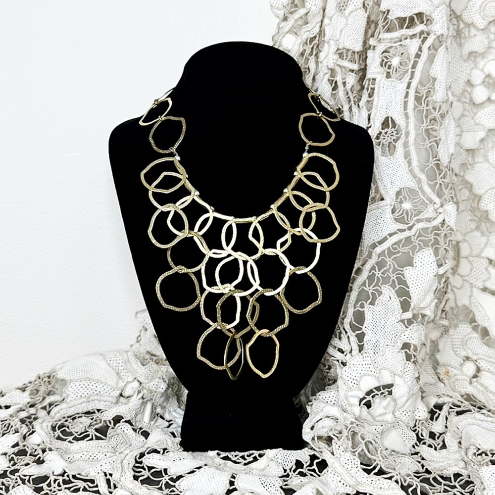 Anthro “Stone Harbor Bib Necklace”